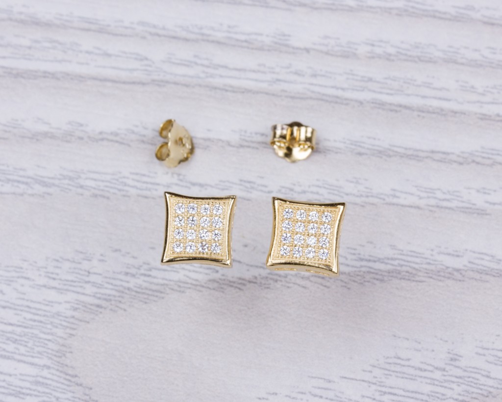 gold studs for ladies